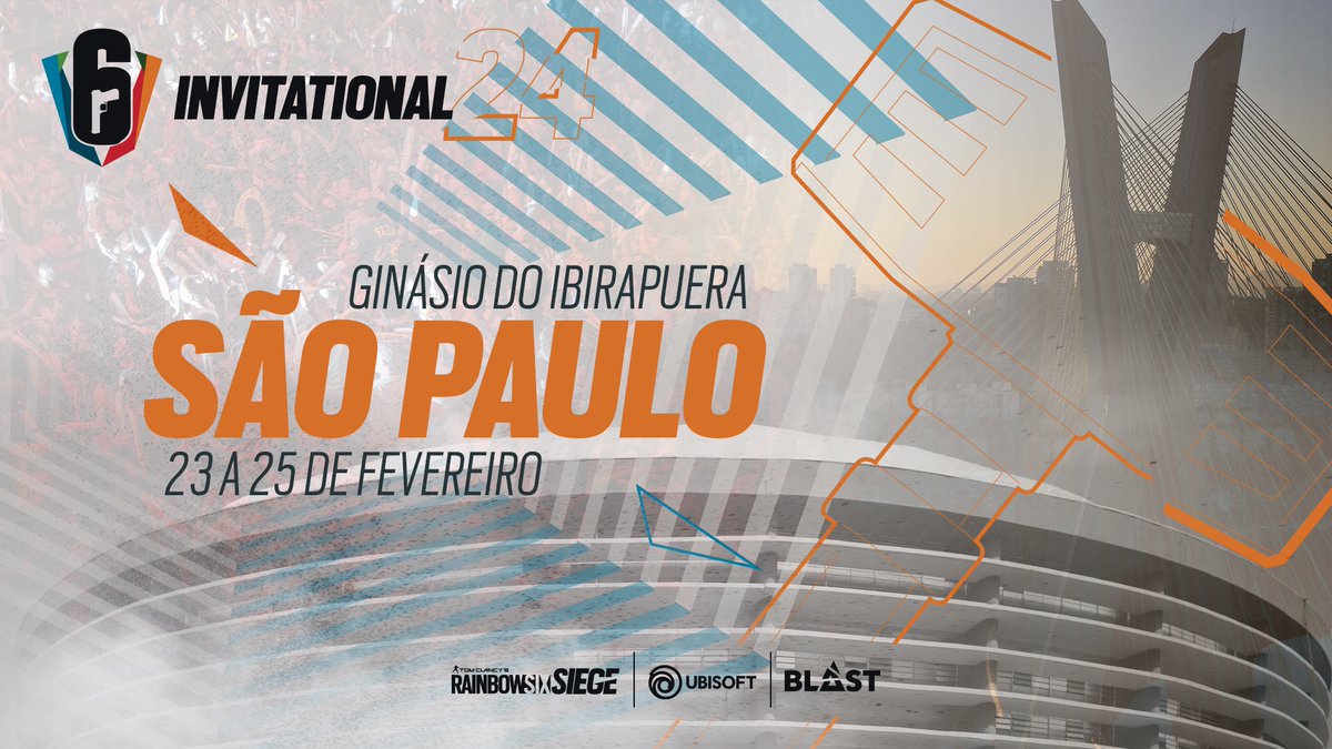 🌐 VEM QUE CABE O MUNDO TODO EM SÃO PAULO 🌐 O #SixInvitational será NO BRASIL e o Ginásio do Ibirapuera, na capital paulista, é o palco certo para receber a VIBRAÇÃO E PAIXÃO do torcedor brasileiro 🔥 🚨E ATENÇÃO: A VENDA DE INGRESSOS ESTÁ ABERTA 🔗