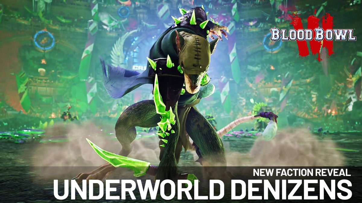 Blood Bowl fans and thrill-seekers, brace yourselves for Season 2 kick off! Get ready to embrace the madness, mayhem, and pure unpredictability that comes with the Faction of Season 2: The Underworld Denizens!