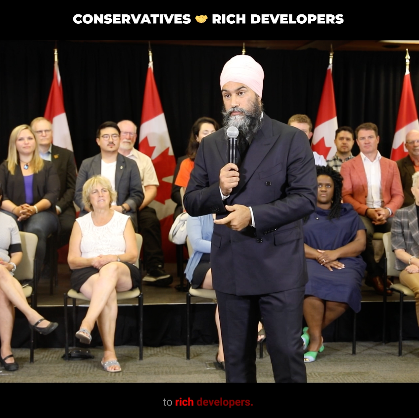 Doug Ford’s housing scandal is just a reminder of what Conservatives will always do – make the rich, richer. Pierre Poilievre is no different.