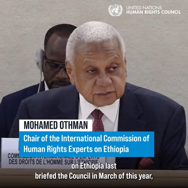 The International Commission of Human Rights Experts on #Ethiopia urged the United Nations Human Rights Council to ensure continued international investigations and public reporting of the situation. Failure to do so "would send a devastating message to the victims and survivors". #HRC54