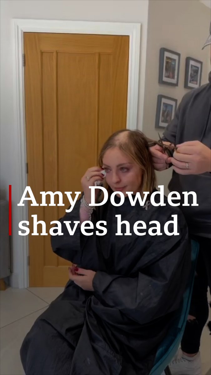 Strictly Come Dancing star Amy Dowden says she feels 'empowered and positive' after shaving her head as her cancer treatment continues For more: