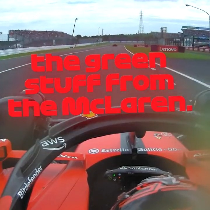 "It's like a Mario Kart move from the McLarens" 😂 #F1 #JapaneseGP