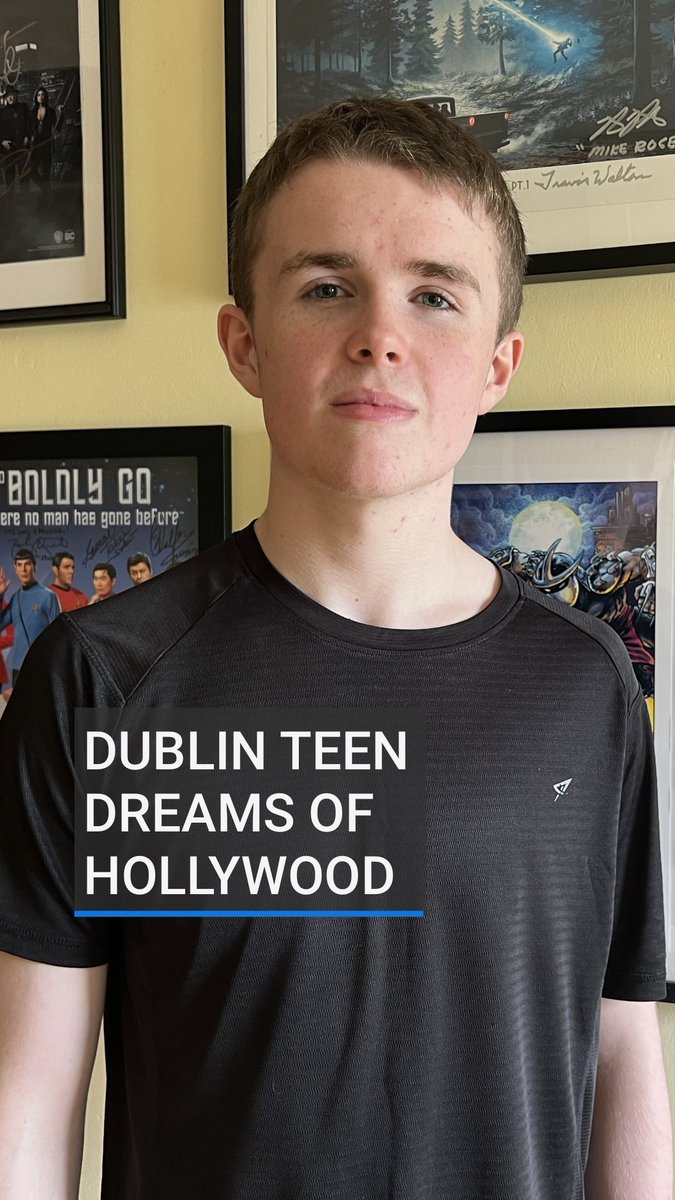 A teenage film fanatic from Dublin is dreaming of a trip to a Hollywood film set after receiving a personal invite from 'Avengers' director Joe Russo. 15-year-old Daniel Fee credits his parents with his love of film #ISLAwarenessWeek #IWDP