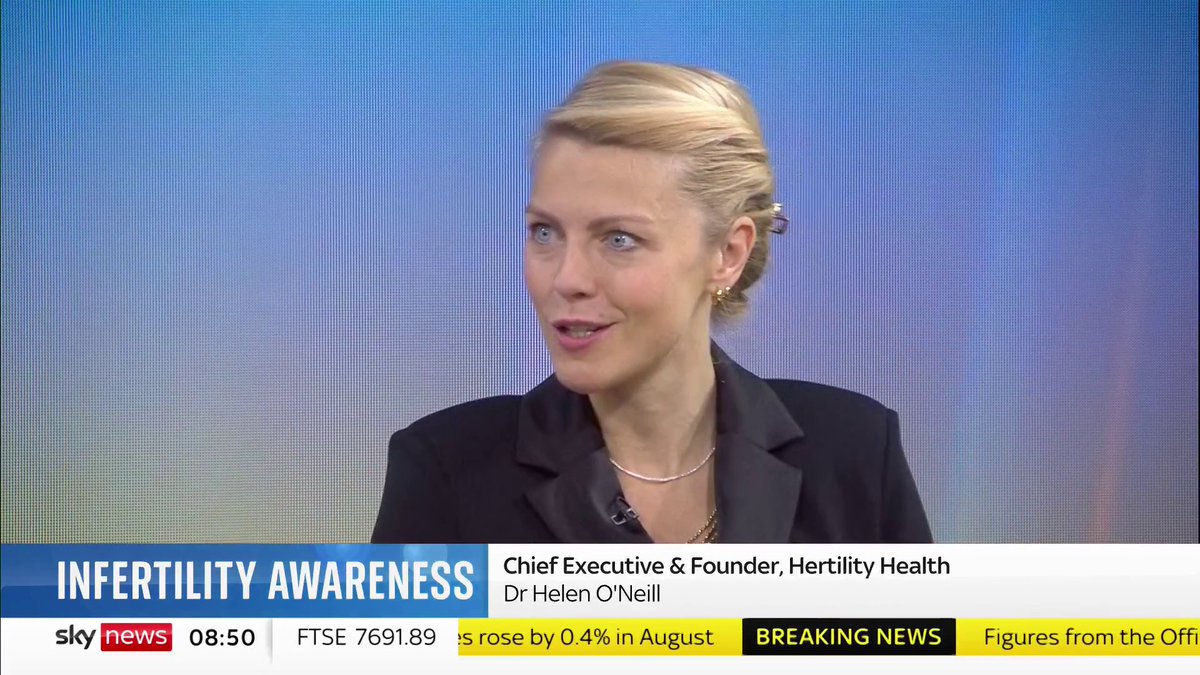 1 in 6 people globally affected by infertility says the WHO. "The most prevalent reason why we are suffering from infertility is simply that we are waiting too late for children." Helen O'Neill discusses infertility issues 👇 📺 Sky 501 and YouTube