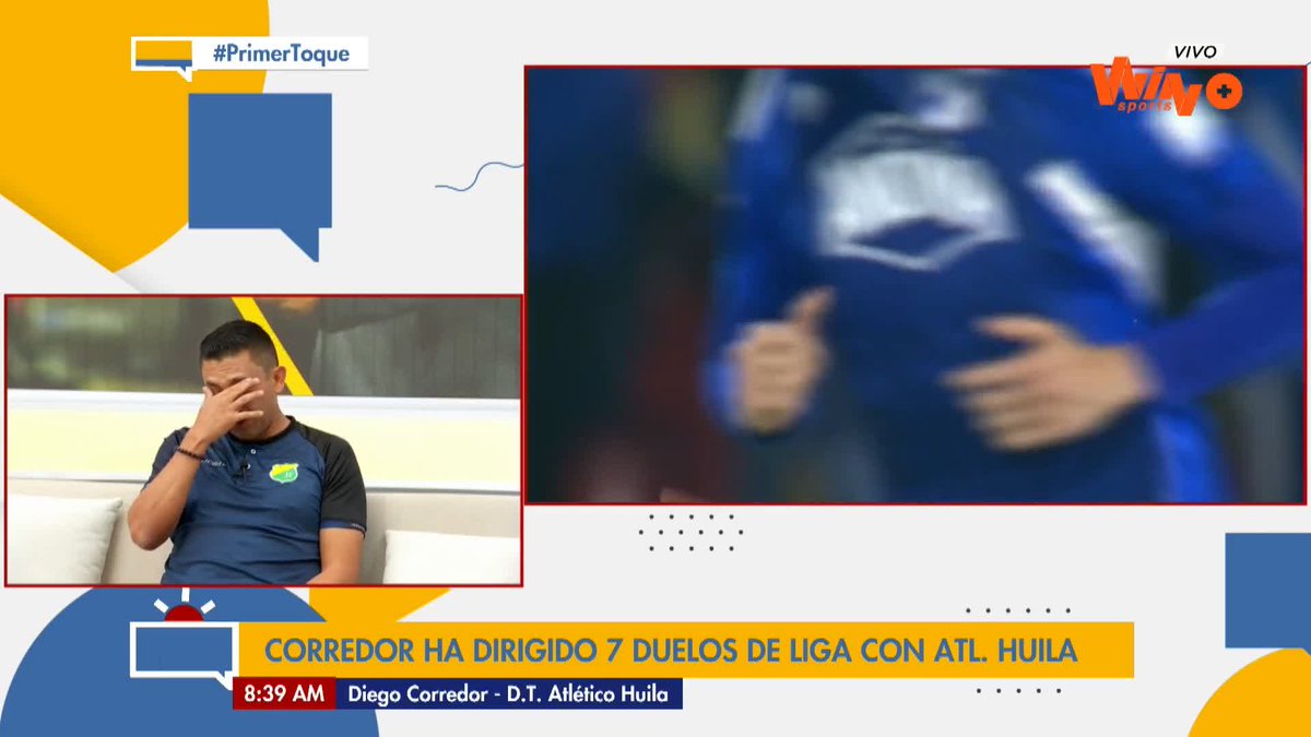 ☀☕ “Yo llegué con el mensaje de que vamos a meternos en los ocho y vamos a pelear un título”, Diego Corredor, técnico de Huila. #PrimerToque