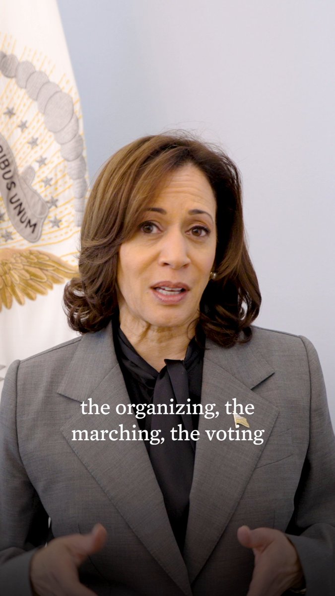 Because you marched, organized, and voted, we passed the most significant gun safety legislation in 30 years. But let's be clear — we have more work to do. Today, I am proud to share that I will oversee the first-ever White House Office of Gun Violence Prevention.