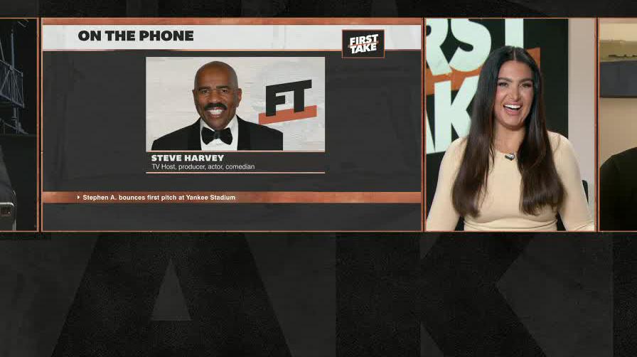 Steve Harvey just called into First Take 😭 They really got everybody roasting Stephen A Smith 🤣
