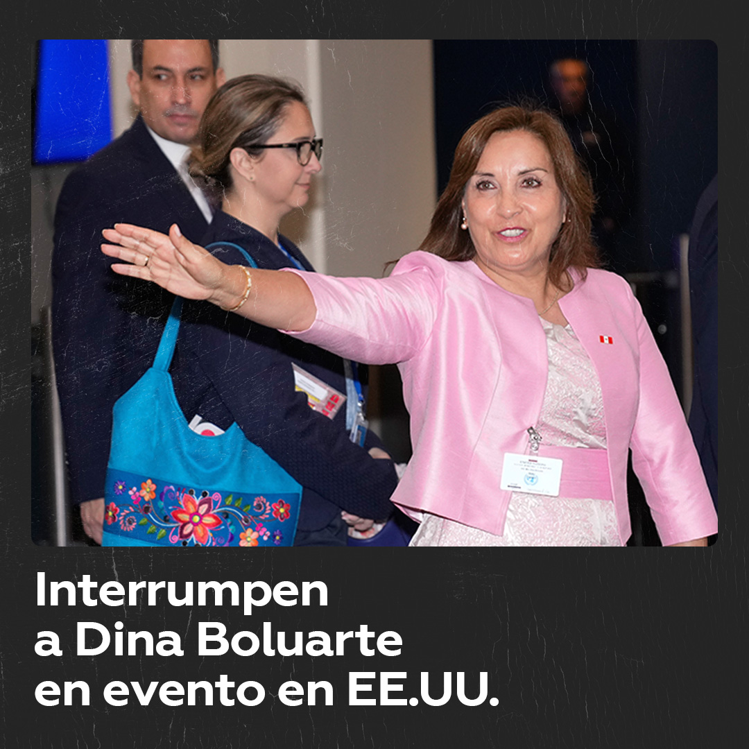 “¡Asesina!”: manifestantes increpan a Dina Boluarte durante un foro Dos manifestantes interrumpieron el Foro de Inversiones de la Alianza del Pacífico, en Nueva York, para increpar a la presidenta peruana, Dina Boluarte.