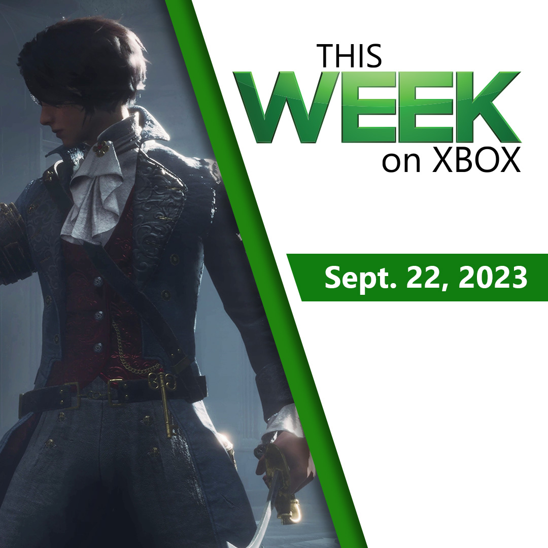 Follow the NPC below to a land of Xbox updates called This Week on Xbox. 🏃: