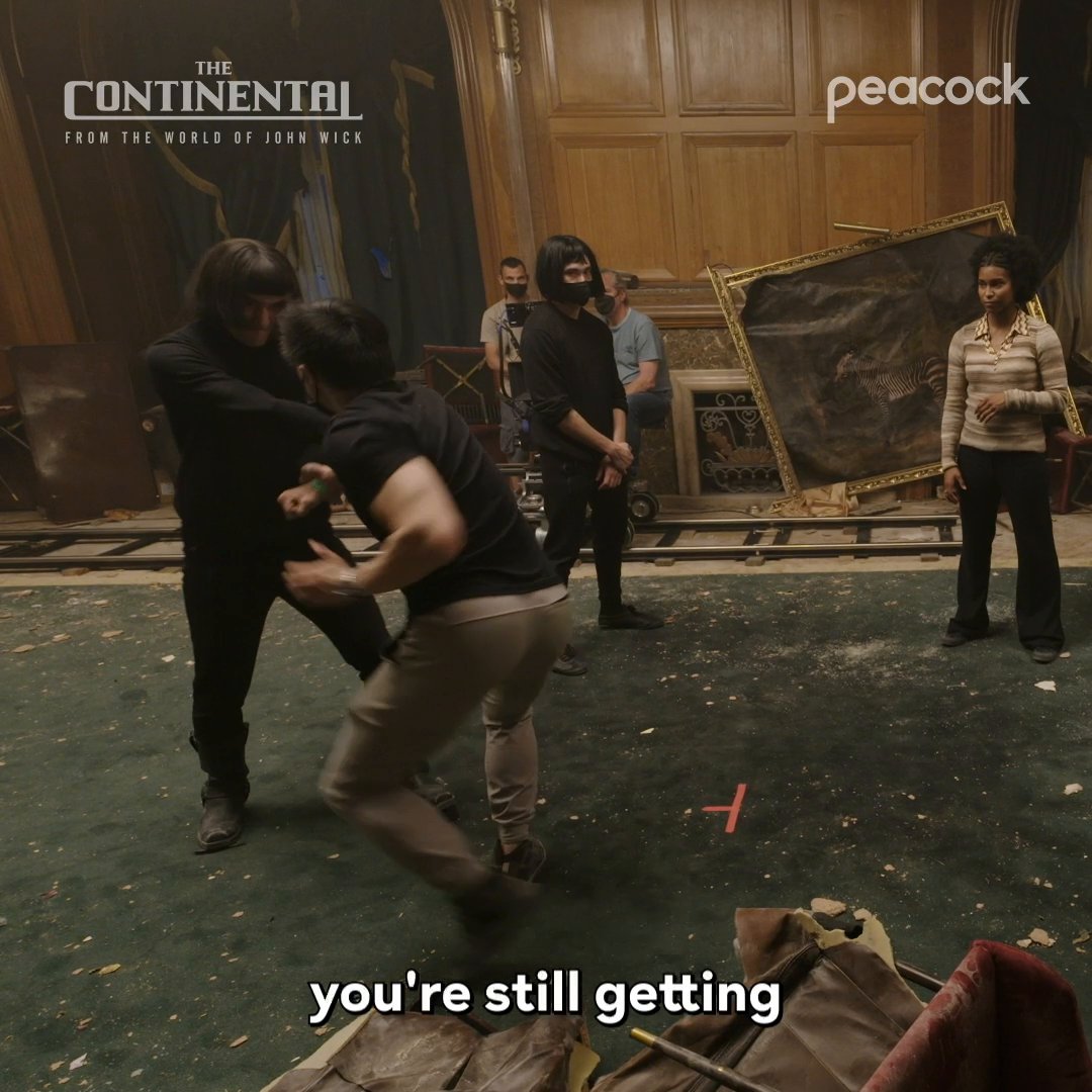 The stunt team behind the John Wick films brings the action to life in #TheContinental: From the World of #JohnWick 💥 Part 1 is streaming now on Peacock.