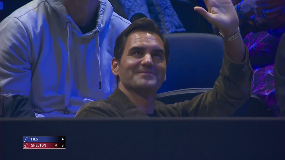 A familiar face. Roger Federer | #LaverCup