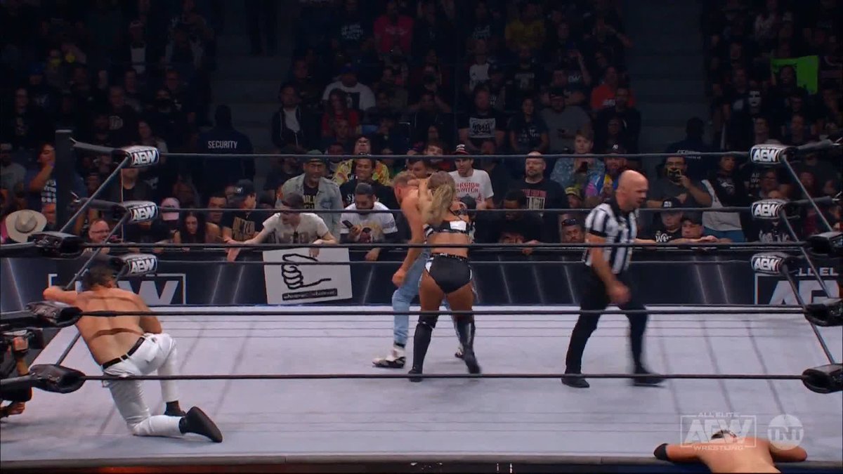 Anna Jay locks the Queen Slayer on Orange Cassidy!?! Watch #AEWRampage #AEWGrandSlam ON TNT! Kris Statlander | HOOK | Orange Cassidy | Anna Jay | Daddy Magic | ‘Cool Hand’ Angelo Parker