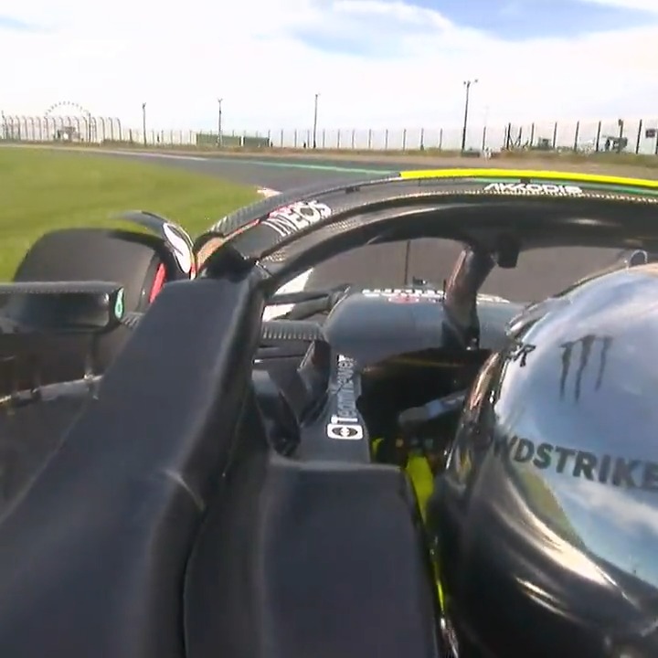 New helmet looking 😍 out on track.