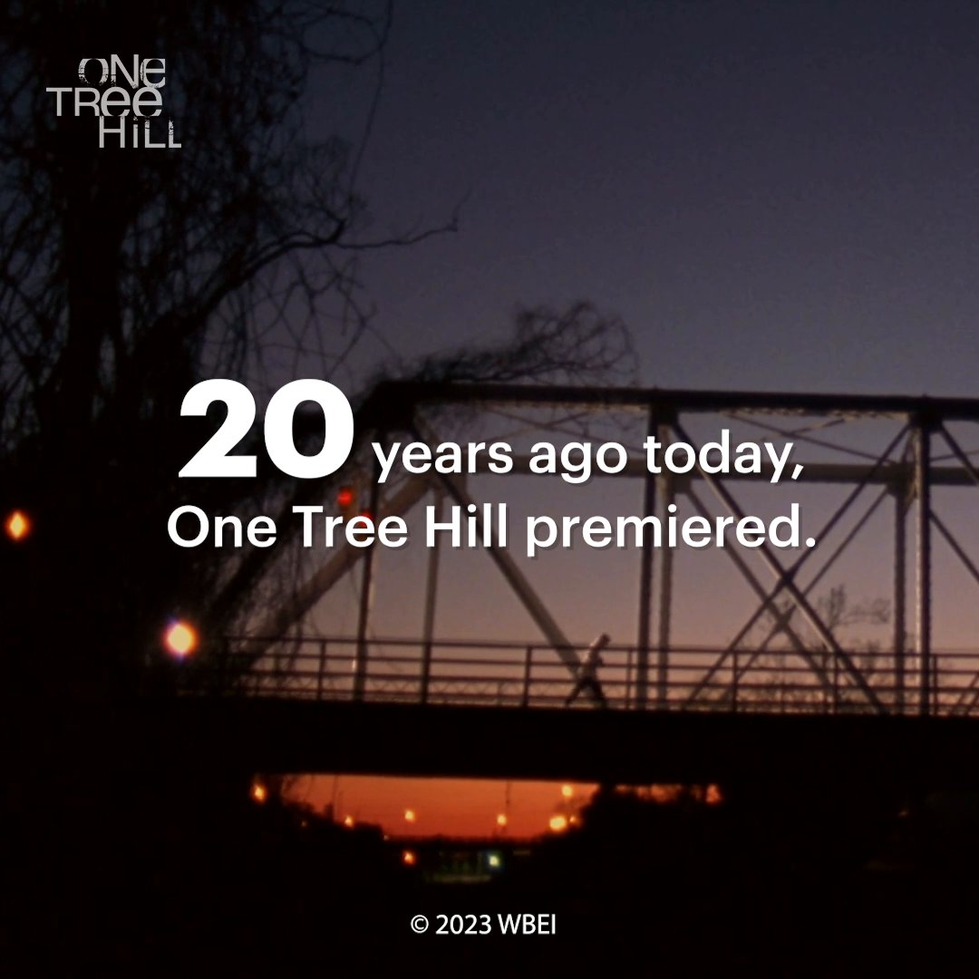 One day, you’re 17, and you’re planning for someday. And then quietly, without you ever really noticing, it's been 20 years since the #OneTreeHill premiere. And this is your life.