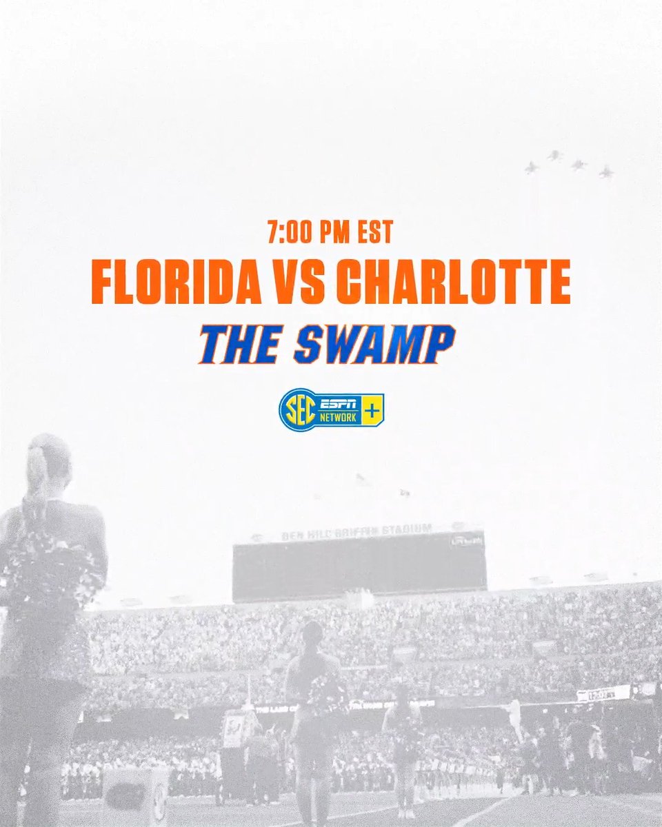 ☀️ GOOD MORNING ☀️ Drop a 🧡 if you're ready for another game in #TheSwamp tonight ‼️ #GoGators || T-Mobile