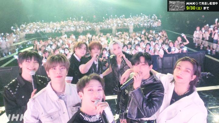 #Venue101 Presents #StrayKids 5-STAR LIVE ⭐⭐⭐⭐⭐ ライブ終了直後の 興奮冷めやらぬ会場からお届け💌 #STAY #だいすき～🥰 #Venue101_SKZ #スキズ のLIVEをNHK＋で見返してね😉