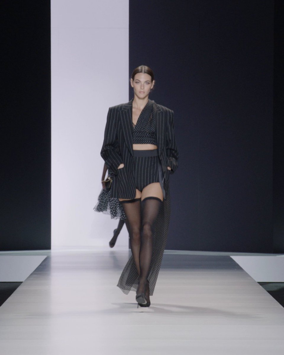 Grace, allure, and #DolceGabbana's signature codes define the essence of the confident and seductive WOMAN for #DGSS24. A collection that’s centred around sleek silhouettes, the timeless elegance of the 1960s, opulent textures and the captivating interplay of black and white.