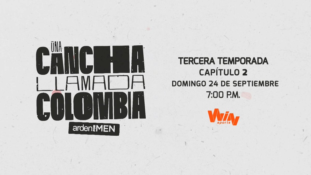 🇨🇴⚽ ¡Mañana tenemos estrenó en Win Sports! Te contaremos la vida de Alfredo Morelos al mejor estilo de #UnaCanchaLlamadaColombia desde las 7:00pm por Win Sports!!