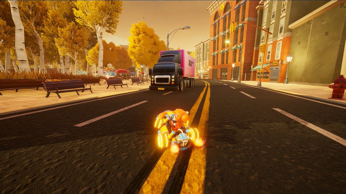Autumn is coming!🍂 As the days get shorter, we thought we'd brighten things up with a first look at our new city biome track! #screenshotsaturday