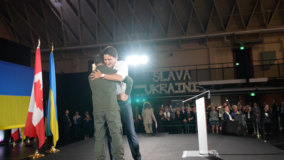Yesterday, we showed President Volodymyr Zelenskyy / Володимир Зеленський – and the world – that the support of Canada and Canadians for Ukraine is unwavering. And it always will be.