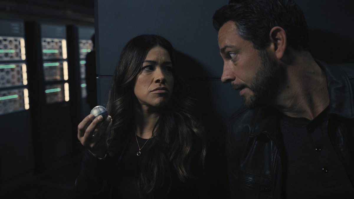 ICYMI: Zachary Levi and Gina Rodriguez break into an evil game developer's server room in this exclusive clip from Spy Kids: Armageddon, on Netflix: