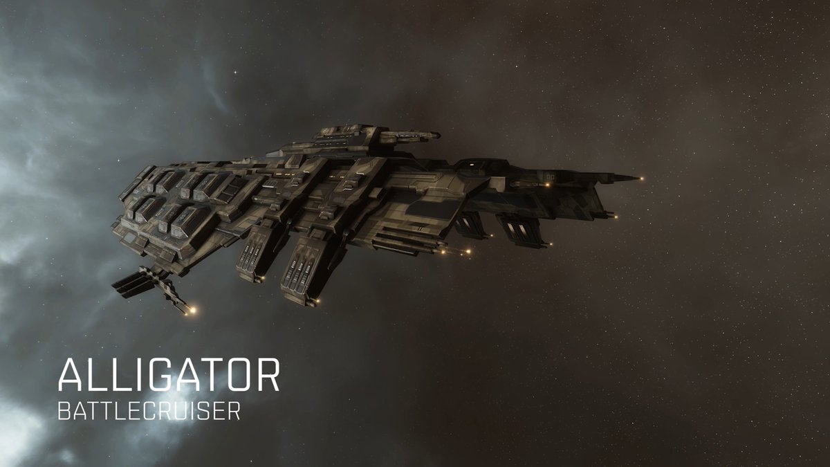 Straight from the Guristas shipyards, meet the Alligator! A tanky missile platform with a terrifying damage output thanks to its new drone bonus. How are you gonna fly it? #EVEFanfest #EVEOnline #Tweetfleet