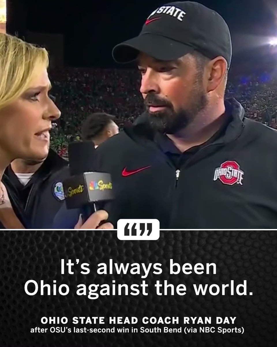 Ryan Day was fired up after the Buckeyes' big win 😤 Ohio State Football