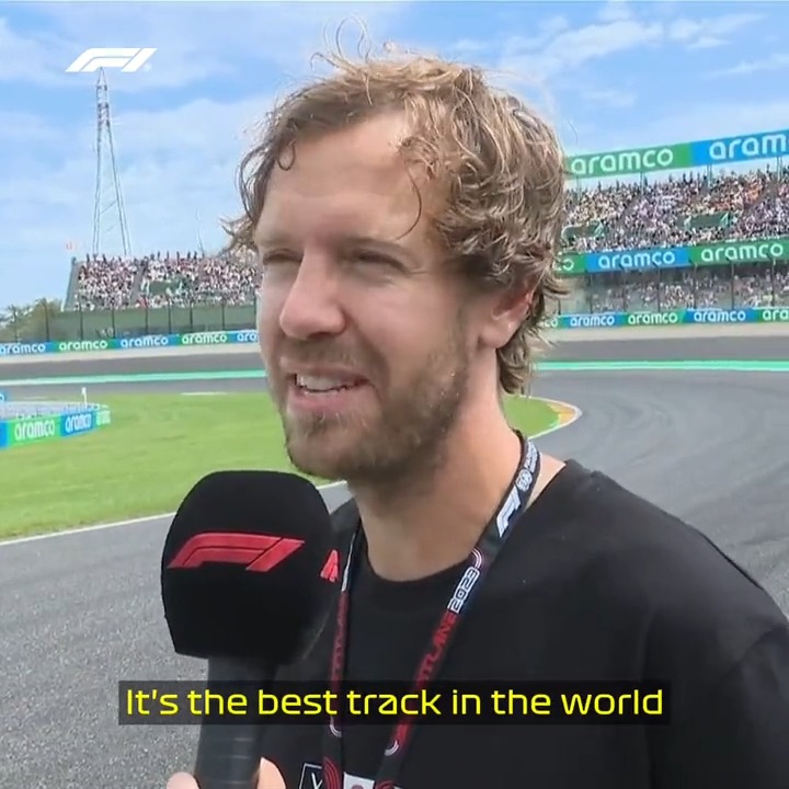 There's an extra buzz about Suzuka when Seb's around 😍 #F1 #JapaneseGP