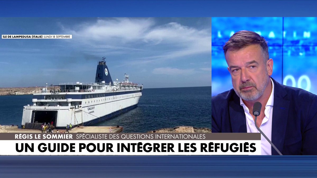 Régis Le Sommier : «On force la main aux Français tout simplement. On ne leur a pas demandé leur avis. Il n'y a pas eu de référendum sur cet accueil» dans #LaMatinaleWE