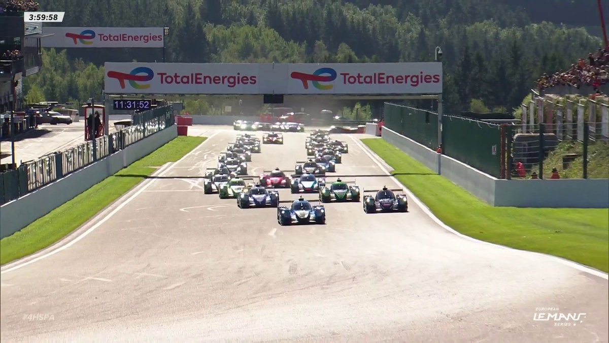 Engines roar, anticipation soars, we're racing at Spa-Francorchamps! 🟢 And there's already drama at T1 with several involved in the incident. Watch LIVE: #ELMS #4HSpa