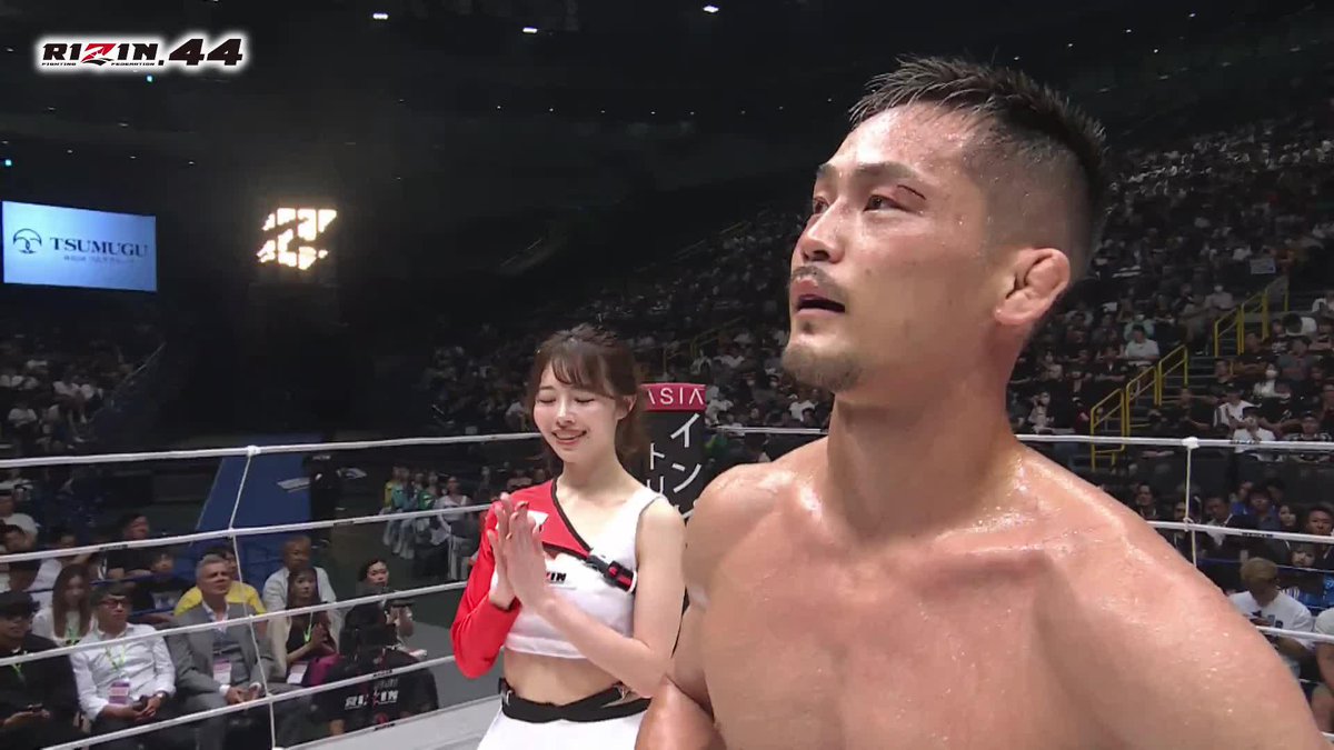 MMAニュースです👩🏻💻 牛久絢太郎選手が階級転向を匂わせました! #RIZIN44