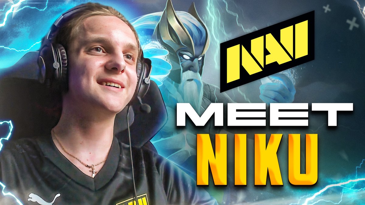 It's time to get to know better our new mid-laner — NAVI Niku. Let's find out some interesting facts about him. 📽️: #navination #Dota2 #Junior