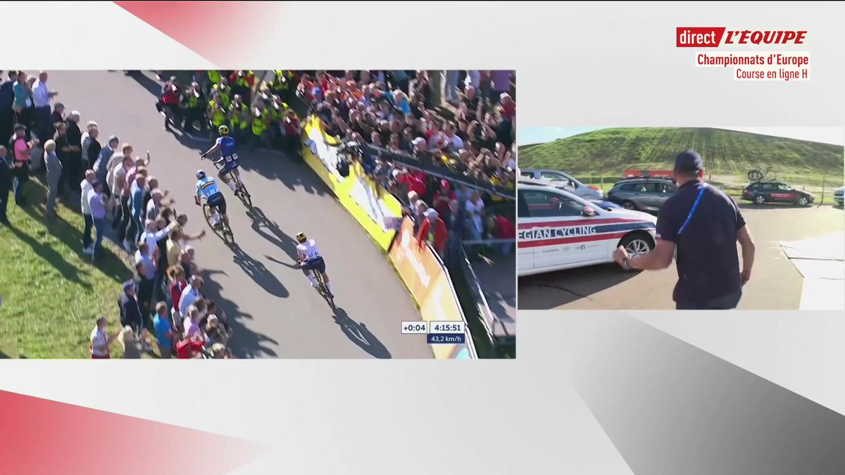 CHRISTOPHE LAPORTE DEVIENT CHAMPION D'EUROPE 🇫🇷🚴♂️ Il devient le premier Français à remporter les Championnats d'Europe ! #lequipeVELO