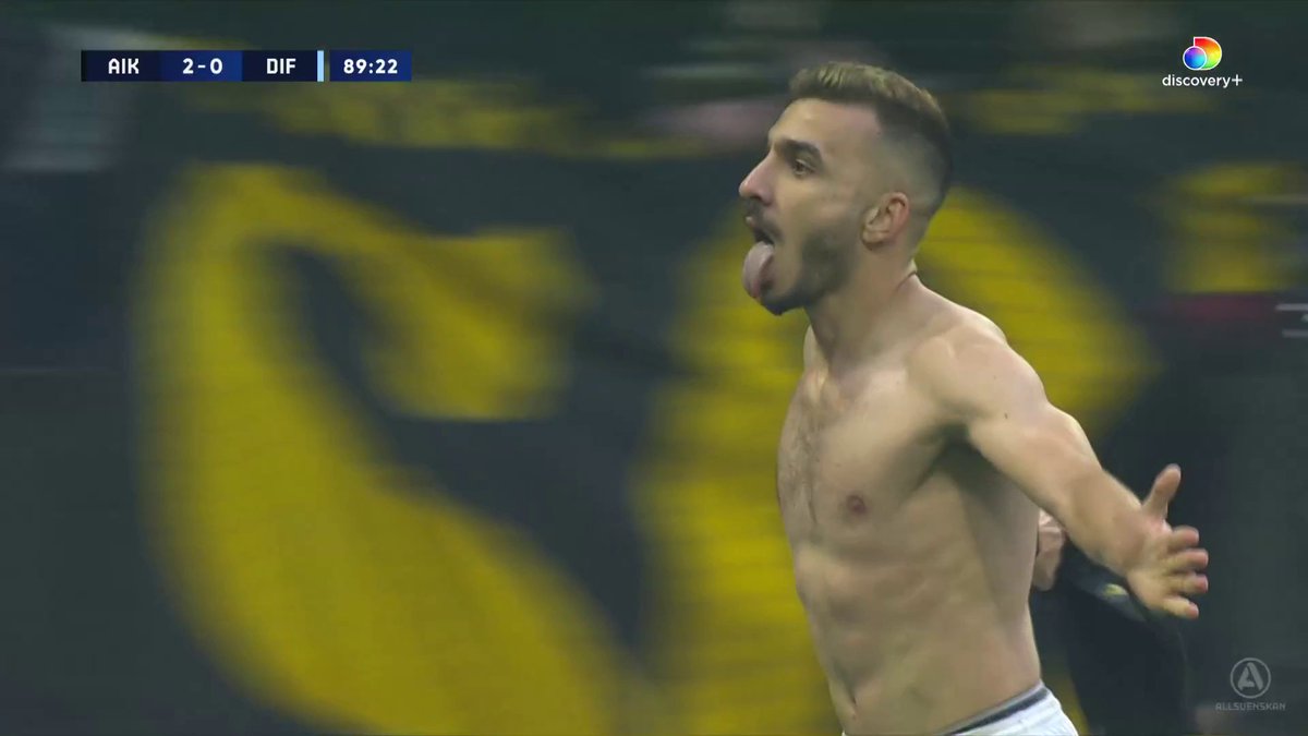 Ioannis Pittas utökar till 2-0 för AIK och gör sitt andra mål i matchen! ⚫️ Se matchen på
