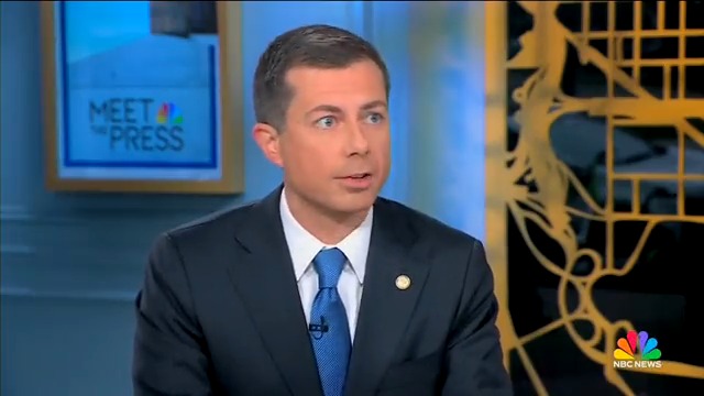 Q: "Was the Biden administration caught off guard by this latest surge of migrants?" BUTTIGIEG: "What you saw was the administration, as always, responding as needed..." Q: "Were you caught off guard though?" BUTTIGIEG: "The president did what needed to be done."