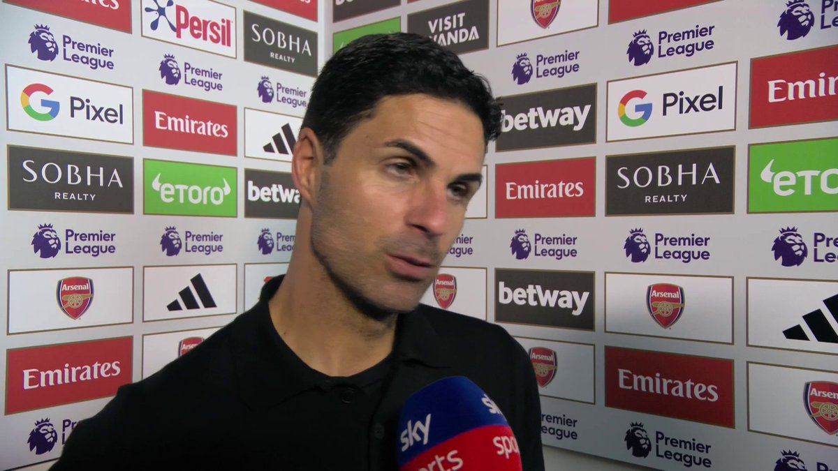 "We feel like we lost two points." Mikel Arteta reacts to drawing the North London derby 2-2 🔊