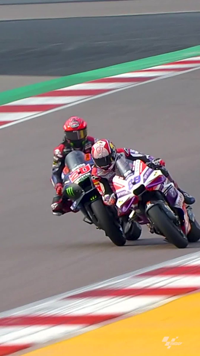 The last-lap battle between Jorge Martín Almoguera and fabio quartararo will be hard to forget! 🔥 What a show these two have put on today at Buddh International Circuit! 👏 #IndianGP 🇮🇳