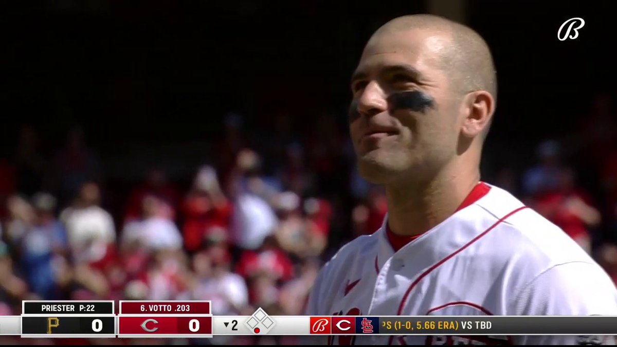 Joey Votto loves Cincinnati and Cincinnati loves Joey Votto. Here was the scene as Votto came to the plate for the first time today at Great American Ball Park. Joey Votto | Cincinnati Reds