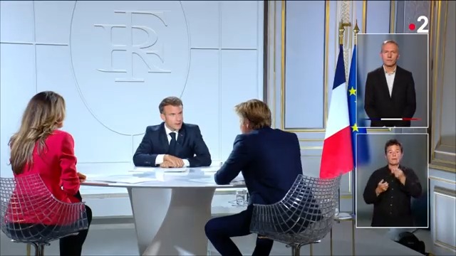 Macron a convoqué les deux plus gros JT de France pour annoncer qu’il n’allait absolument rien faire pour le pouvoir d’achat des Français. C’est quand même surréaliste… #Macron20h