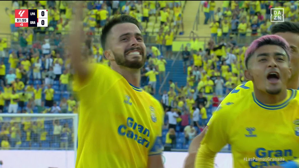 Esta BARBARIDAD de GOL vale más que 3 puntos porque es la recompensa a la lucha, a un guerrero que doblegó al cáncer y que volvió para jugar en Primera con el club de su vida UD Las Palmas 💛💙 QUÉ GRANDE ERES, KIRIAN 👏👏👏 @Kirian10rguez #LALIGAenDAZN ⚽