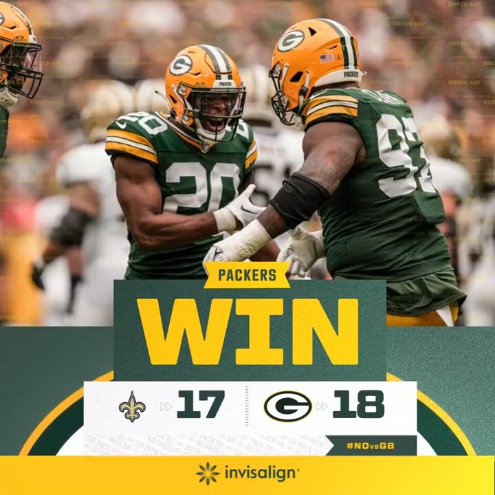 COMEBACK COMPLETE! #NOvsGB | #GoPackGo