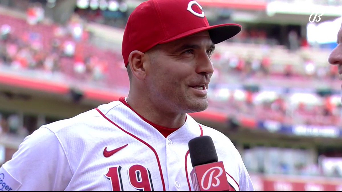 In case you missed the postgame interview from Joey Votto, here you go. So damn awesome. Chills. 👏 👏 👏