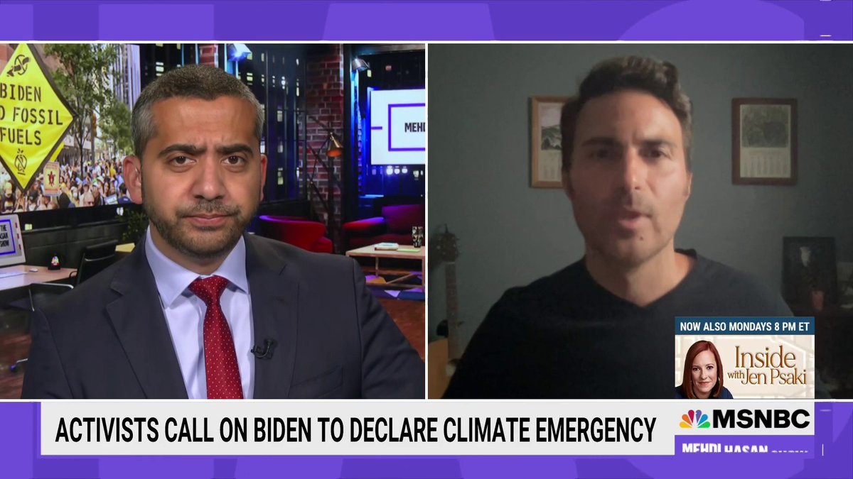 "We have to be clear the Republican Party is the party of climate arson in addition to a fascist threat to our democracy," progressive organizer Kai Newkirk for Congress tells @MehdiRHasan the next steps for activists concerned about global warming.