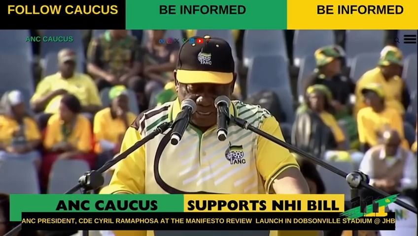 The ANC stands firmly behind the National Health Insurance Bill! A monumental step towards equitable healthcare for all South Africans. Together, we're working towards a healthier, more inclusive future