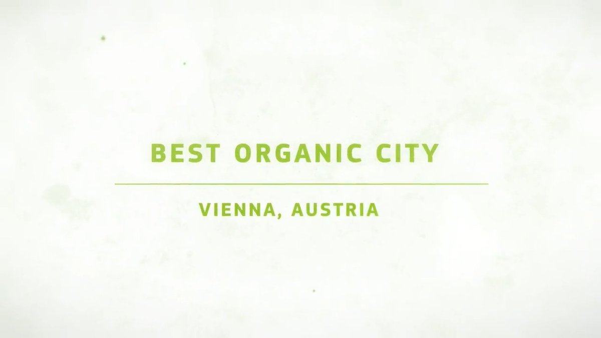 #EUOrganic Awards winner for Best Organic City: 🇦🇹 Vienna, Austria Stadt Wien EU-Kommission Wien