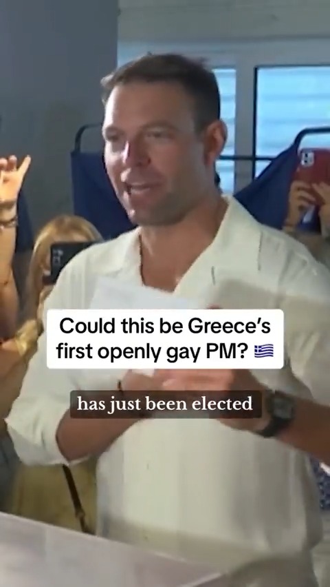 🏳️🌈 Stefanos Kasselakis wants to become Greece’s first openly LGBTQ+ prime minister and legalise same-sex marriage in his home country. 🗣 Kasselakis has said that "Greek people are ready to have a prime minister who is capable, incorruptible, unscathed and happens to be gay."