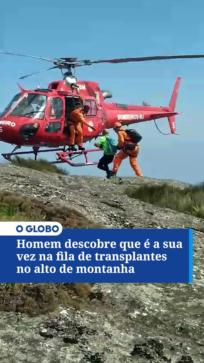 Homem descobre que chegou a sua vez na fila de transplantes quando estava fazia trilha na Serra dos Órgãos, na Região Serrana do Rio