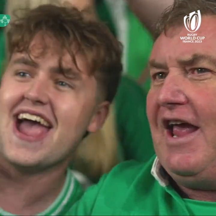 When 'The Fields of Athenry' rang out at the Stade de France ☘️ #RWC2023 | #RSAvIRE