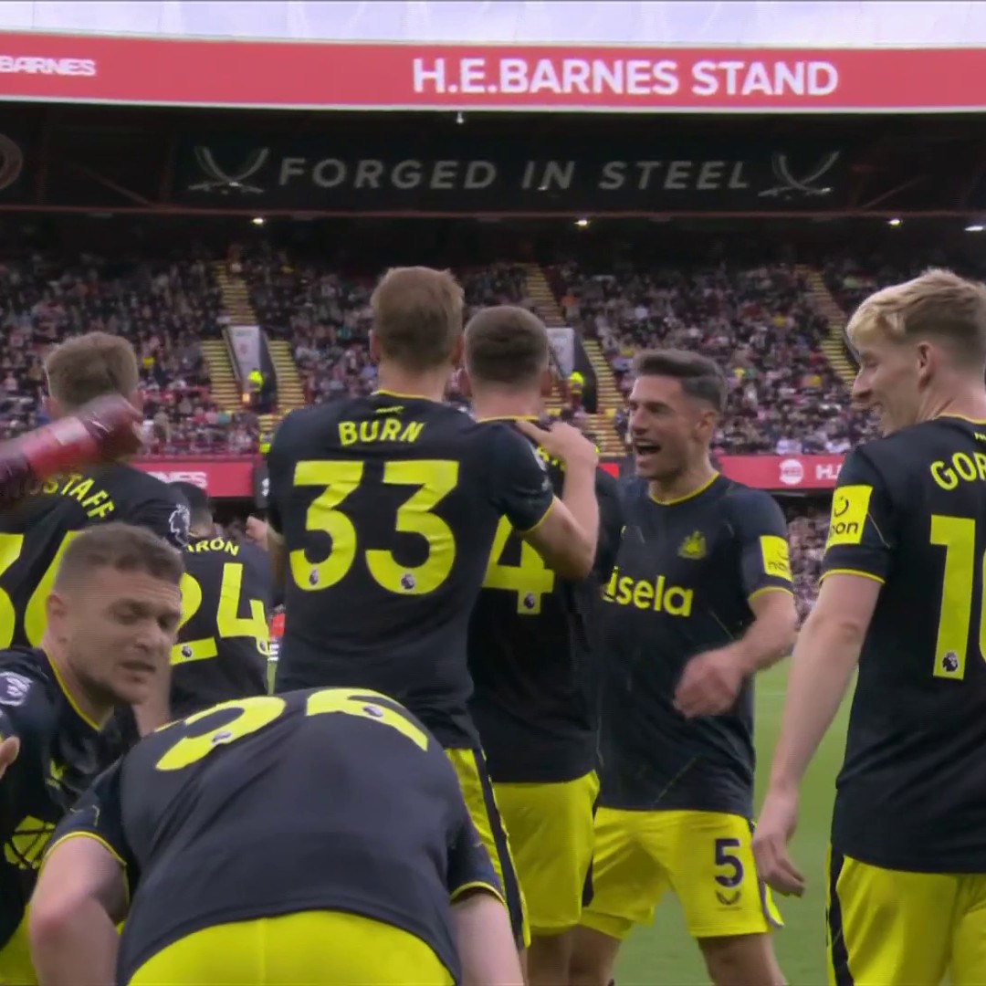 The FA are investigating after plastic bottles filled with fluid were thrown at Newcastle players whilst celebrating at Bramall Lane.
