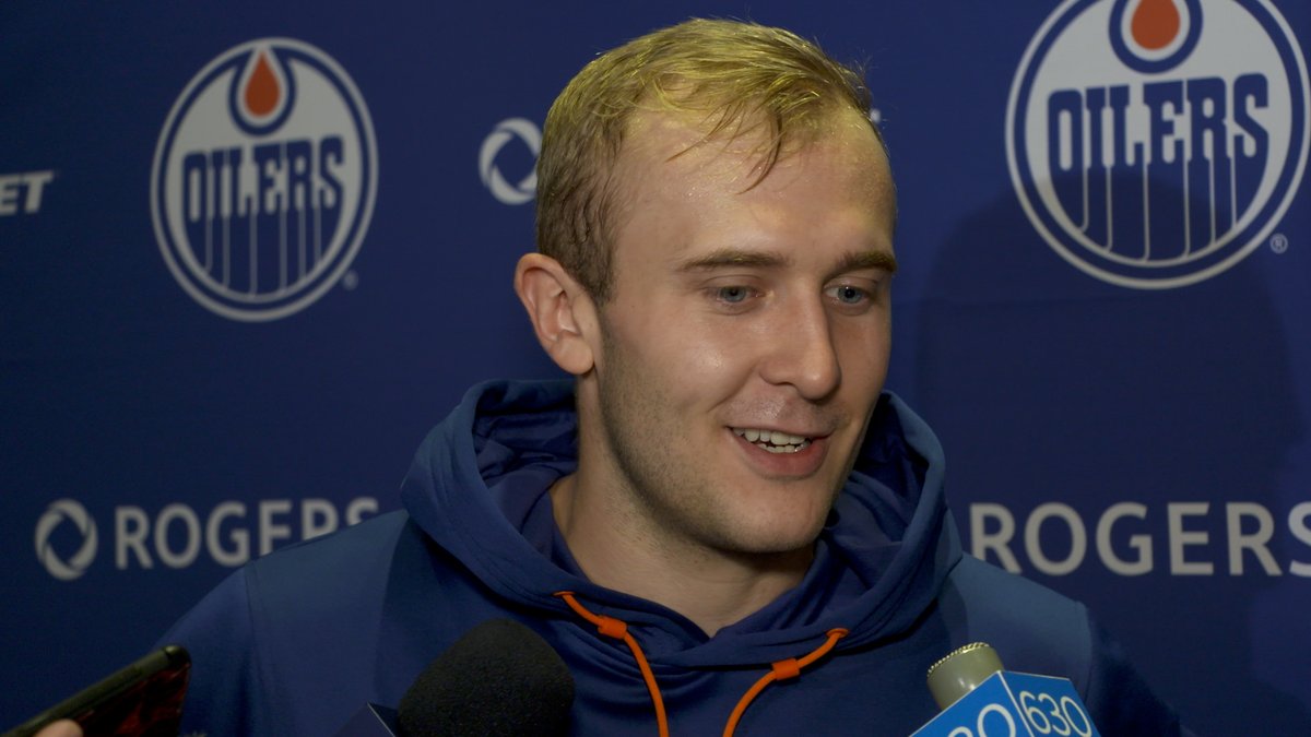 "Every day is just a new opportunity to improve &amp; work on yourself." Noel Hoefenmayer speaks about his first #Oilers Training Camp &amp; getting to know the city prior to travelling to Winnipeg for tonight's pre-season matchup. Enterprise | #LetGoOilers